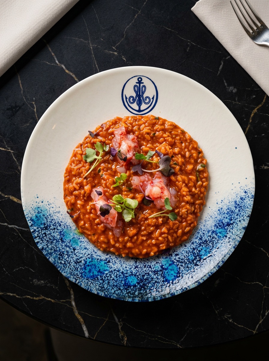 Seafood risotto